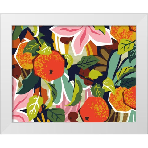 Apple Orchard I White Modern Wood Framed Art Print by Gallagher, Megan