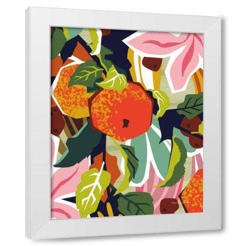 Apple Orchard II White Modern Wood Framed Art Print by Gallagher, Megan