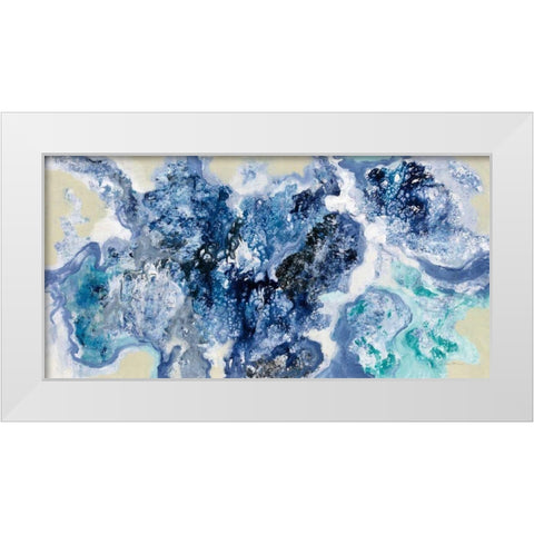 Low Tide Reflections White Modern Wood Framed Art Print by Vassileva, Silvia
