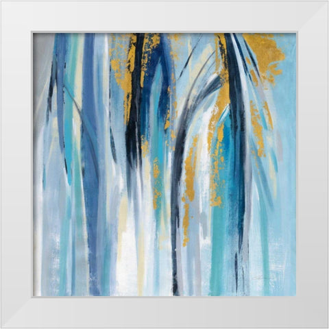 Organ Music White Modern Wood Framed Art Print by Vassileva, Silvia