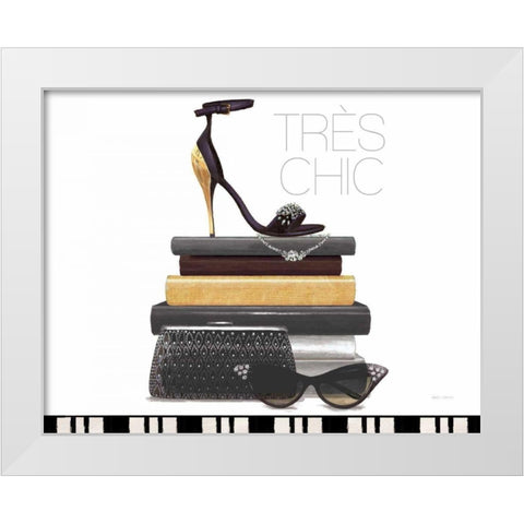 Paris Style III White White Modern Wood Framed Art Print by Fabiano, Marco