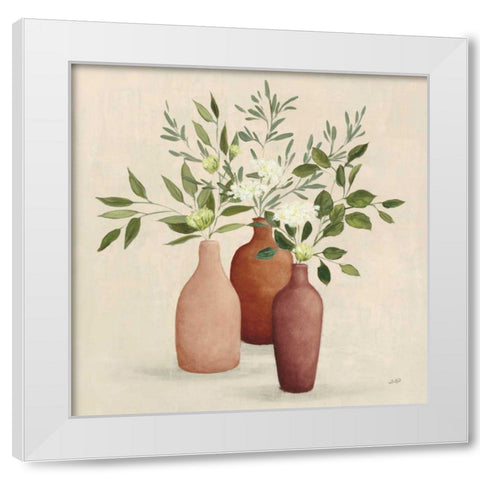 Natural Bouquet II Light White Modern Wood Framed Art Print by Purinton, Julia