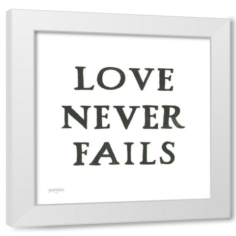 Scripture for Life II No Flowers White Modern Wood Framed Art Print by Jackson, Jenaya