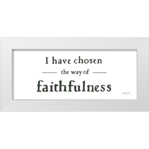 Scripture for Life IV No Flowers White Modern Wood Framed Art Print by Jackson, Jenaya