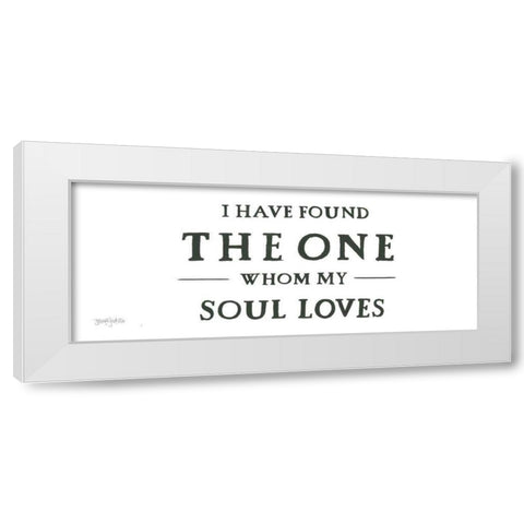 Scripture for Life V No Flowers White Modern Wood Framed Art Print by Jackson, Jenaya