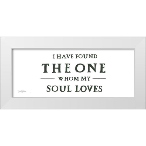 Scripture for Life V No Flowers White Modern Wood Framed Art Print by Jackson, Jenaya
