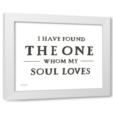Scripture for Life VII No Flowers White Modern Wood Framed Art Print by Jackson, Jenaya
