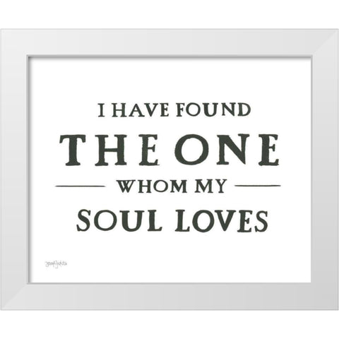 Scripture for Life VII No Flowers White Modern Wood Framed Art Print by Jackson, Jenaya
