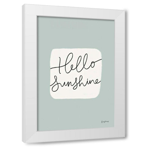 Calm Home V White Modern Wood Framed Art Print by Thorns, Becky