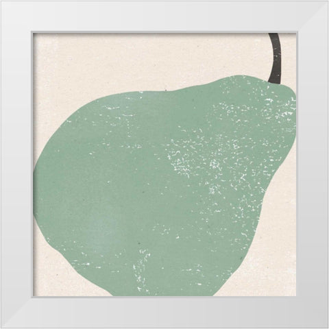 Graphic Fruit IV White Modern Wood Framed Art Print by Hershey, Moira