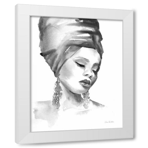 Woman II BW White Modern Wood Framed Art Print by Valle, Aimee Del