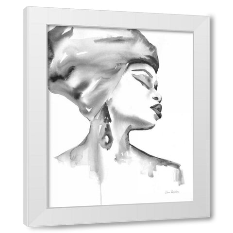 Woman III BW White Modern Wood Framed Art Print by Valle, Aimee Del
