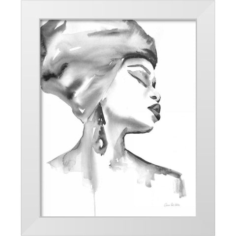 Woman III BW White Modern Wood Framed Art Print by Valle, Aimee Del
