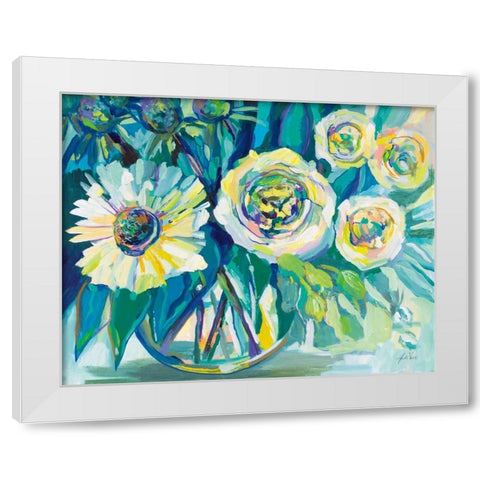 Hope White Modern Wood Framed Art Print by Vertentes, Jeanette