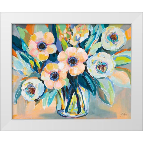 Optimism White Modern Wood Framed Art Print by Vertentes, Jeanette