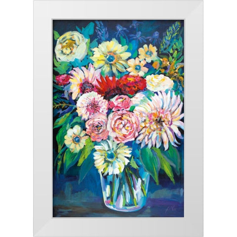 Prosperity White Modern Wood Framed Art Print by Vertentes, Jeanette