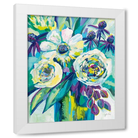 Vision White Modern Wood Framed Art Print by Vertentes, Jeanette