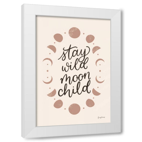 Celestial Boho II White Modern Wood Framed Art Print by Thorns, Becky