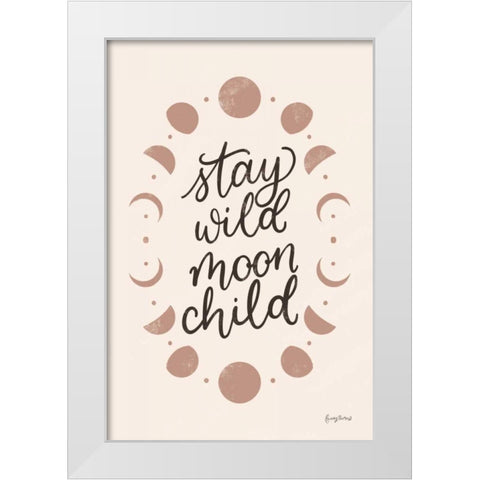 Celestial Boho II White Modern Wood Framed Art Print by Thorns, Becky