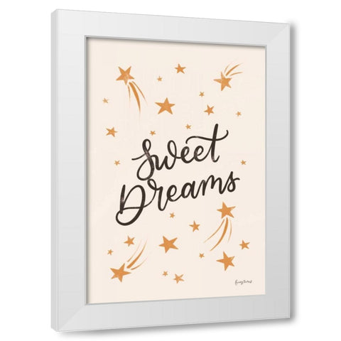 Celestial Boho III White Modern Wood Framed Art Print by Thorns, Becky