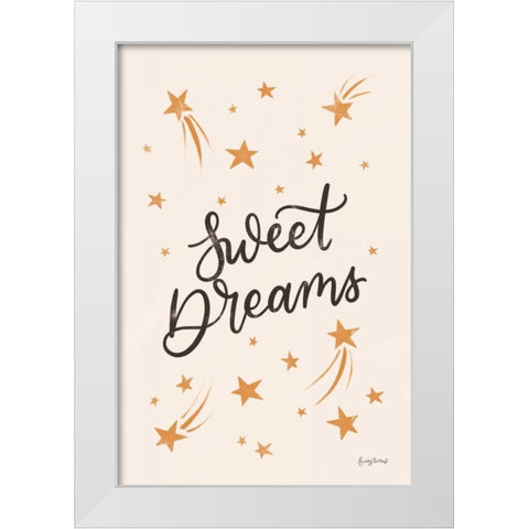 Celestial Boho III White Modern Wood Framed Art Print by Thorns, Becky