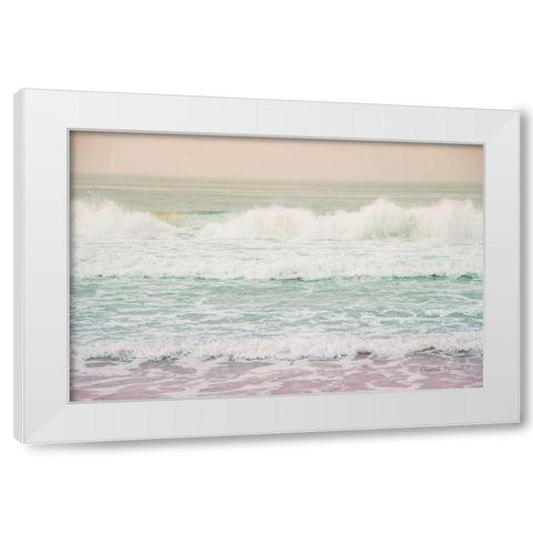 Morning Wave I White Modern Wood Framed Art Print by Urquhart, Elizabeth