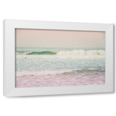 Morning Wave II White Modern Wood Framed Art Print by Urquhart, Elizabeth