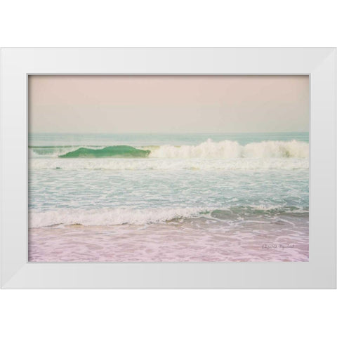 Morning Wave II White Modern Wood Framed Art Print by Urquhart, Elizabeth