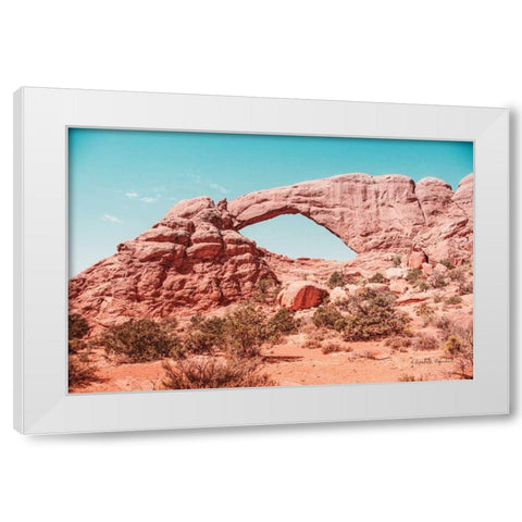 What a View IV White Modern Wood Framed Art Print by Urquhart, Elizabeth