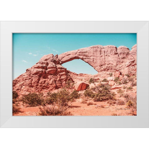 What a View IV White Modern Wood Framed Art Print by Urquhart, Elizabeth
