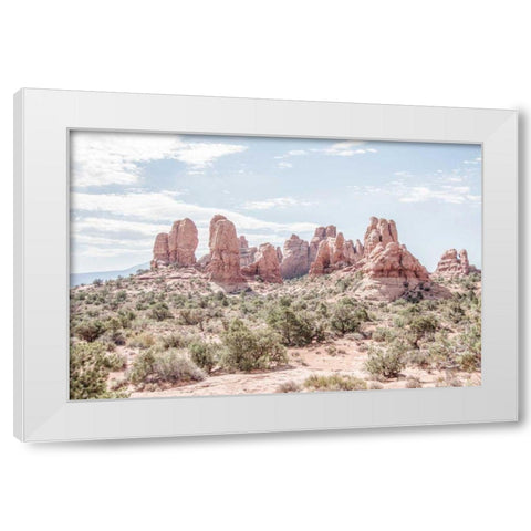 Day Hike III White Modern Wood Framed Art Print by Urquhart, Elizabeth