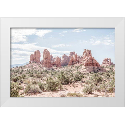 Day Hike III White Modern Wood Framed Art Print by Urquhart, Elizabeth