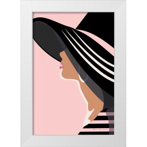 Beach Chic IV Blush White Modern Wood Framed Art Print by Escalante, Omar