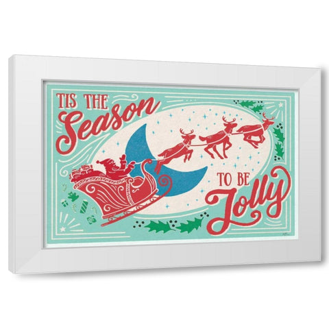 Naughty and Nice I Bright White Modern Wood Framed Art Print by Penner, Janelle