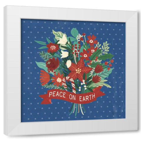 Christmas Wishes VIII Dark White Modern Wood Framed Art Print by Marshall, Laura