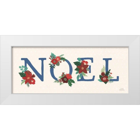Christmas Wishes IX Dark White Modern Wood Framed Art Print by Marshall, Laura