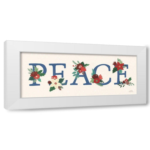 Christmas Wishes X Dark White Modern Wood Framed Art Print by Marshall, Laura