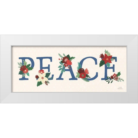 Christmas Wishes X Dark White Modern Wood Framed Art Print by Marshall, Laura