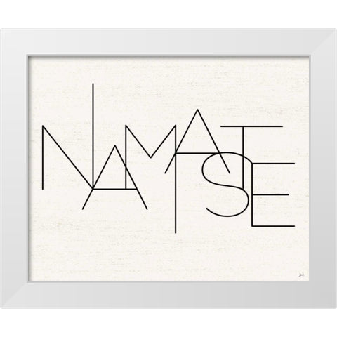 Calm II White Modern Wood Framed Art Print by Aiken, Jess