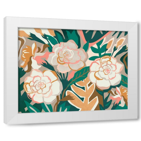 Gardenia I White Modern Wood Framed Art Print by Gallagher, Megan