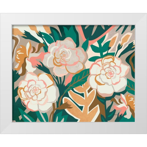 Gardenia I White Modern Wood Framed Art Print by Gallagher, Megan