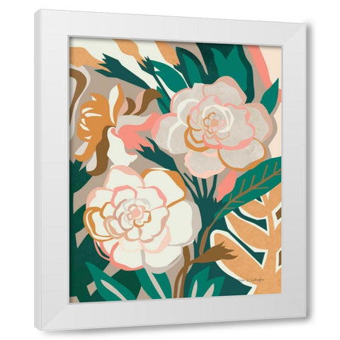 Gardenia II White Modern Wood Framed Art Print by Gallagher, Megan