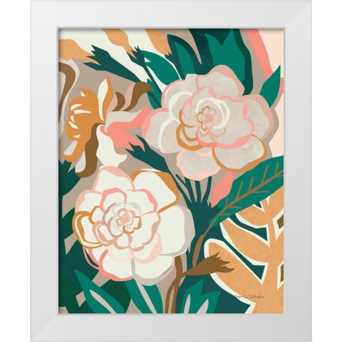 Gardenia II White Modern Wood Framed Art Print by Gallagher, Megan