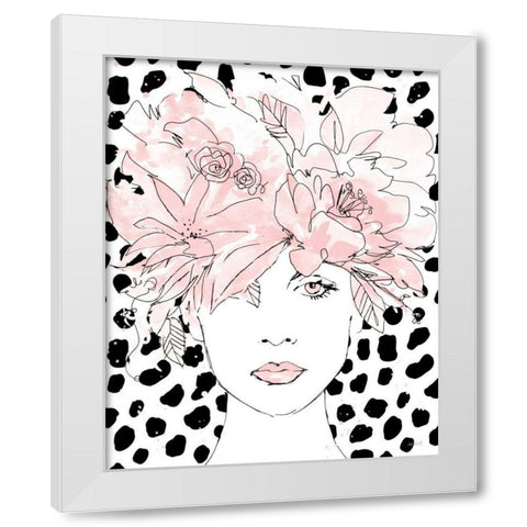 Floral Figures III Blush White Modern Wood Framed Art Print by Tavoletti, Anne