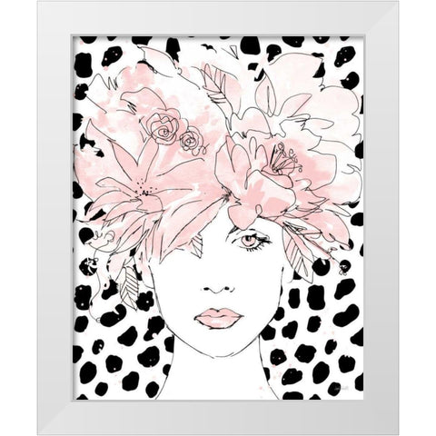 Floral Figures III Blush White Modern Wood Framed Art Print by Tavoletti, Anne