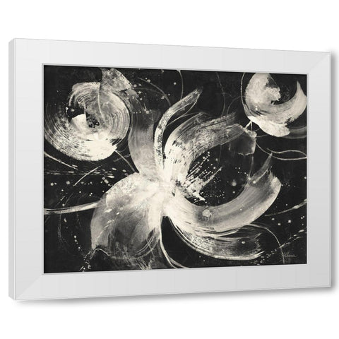 Bold III Dark White Modern Wood Framed Art Print by Hristova, Albena