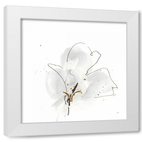 Cool Gray I White Modern Wood Framed Art Print by Paschke, Chris