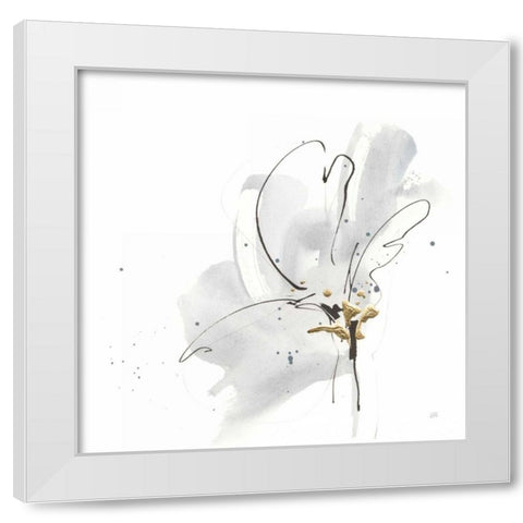 Cool Gray III White Modern Wood Framed Art Print by Paschke, Chris