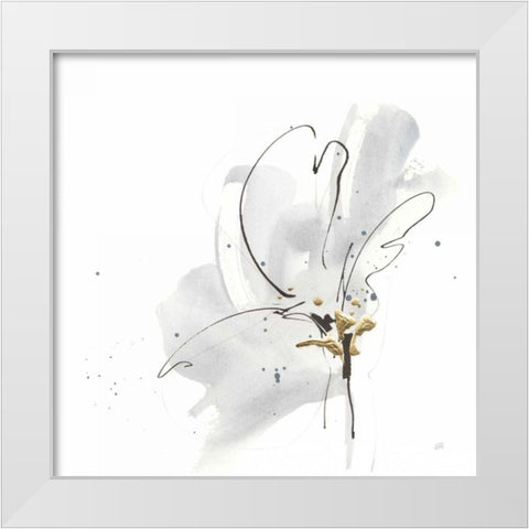 Cool Gray III White Modern Wood Framed Art Print by Paschke, Chris