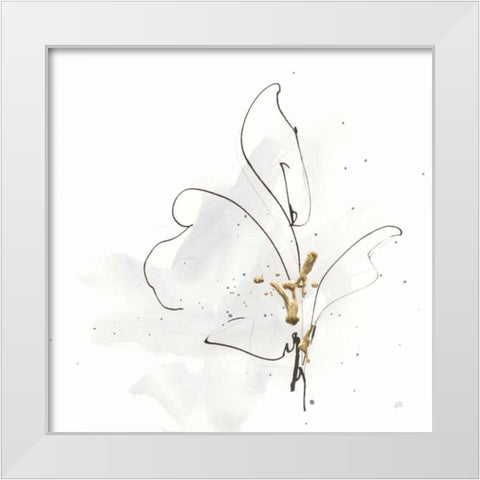 Cool Gray V White Modern Wood Framed Art Print by Paschke, Chris